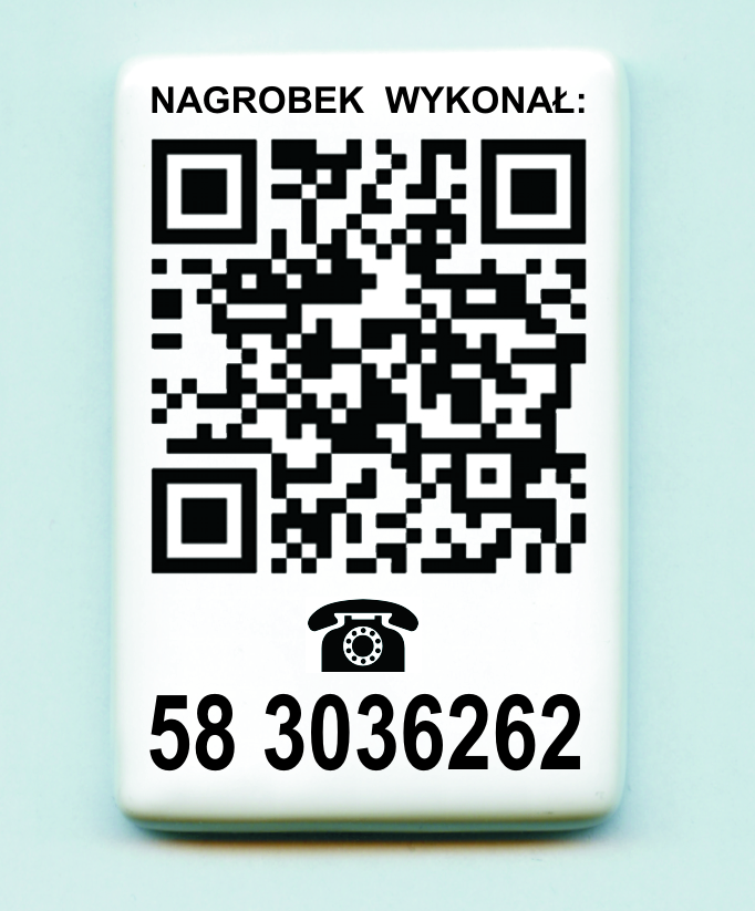 fotoceramika z qr kodem